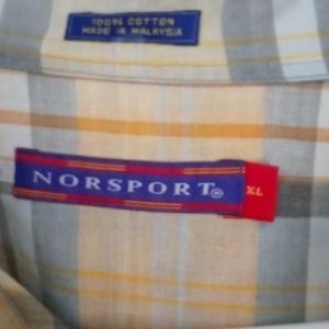 Open collar button down short sleeve